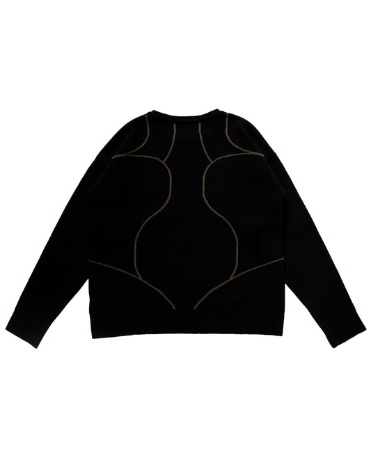 "Fascia" Knit Crewneck