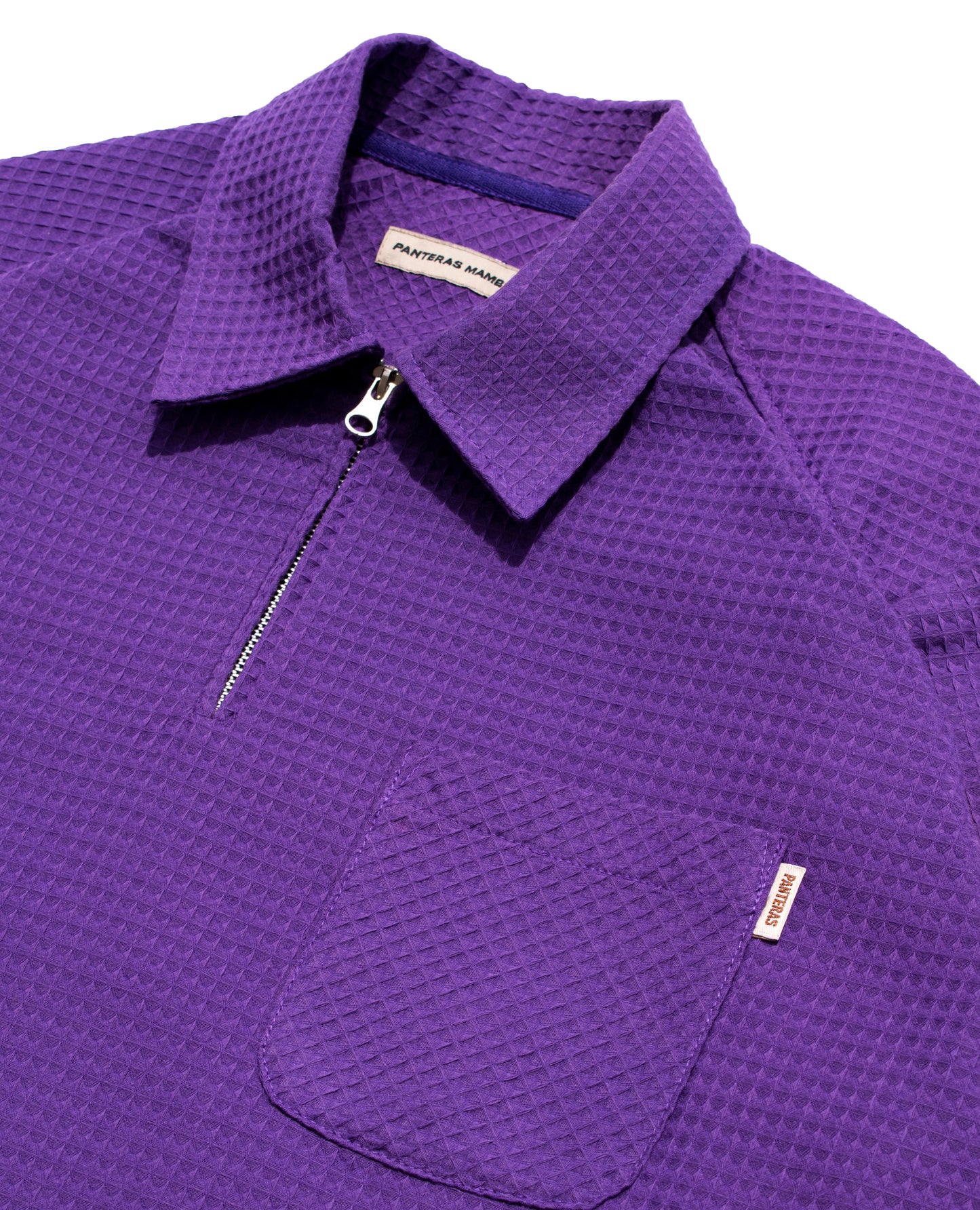 Quarter Zip Waffle Shirt